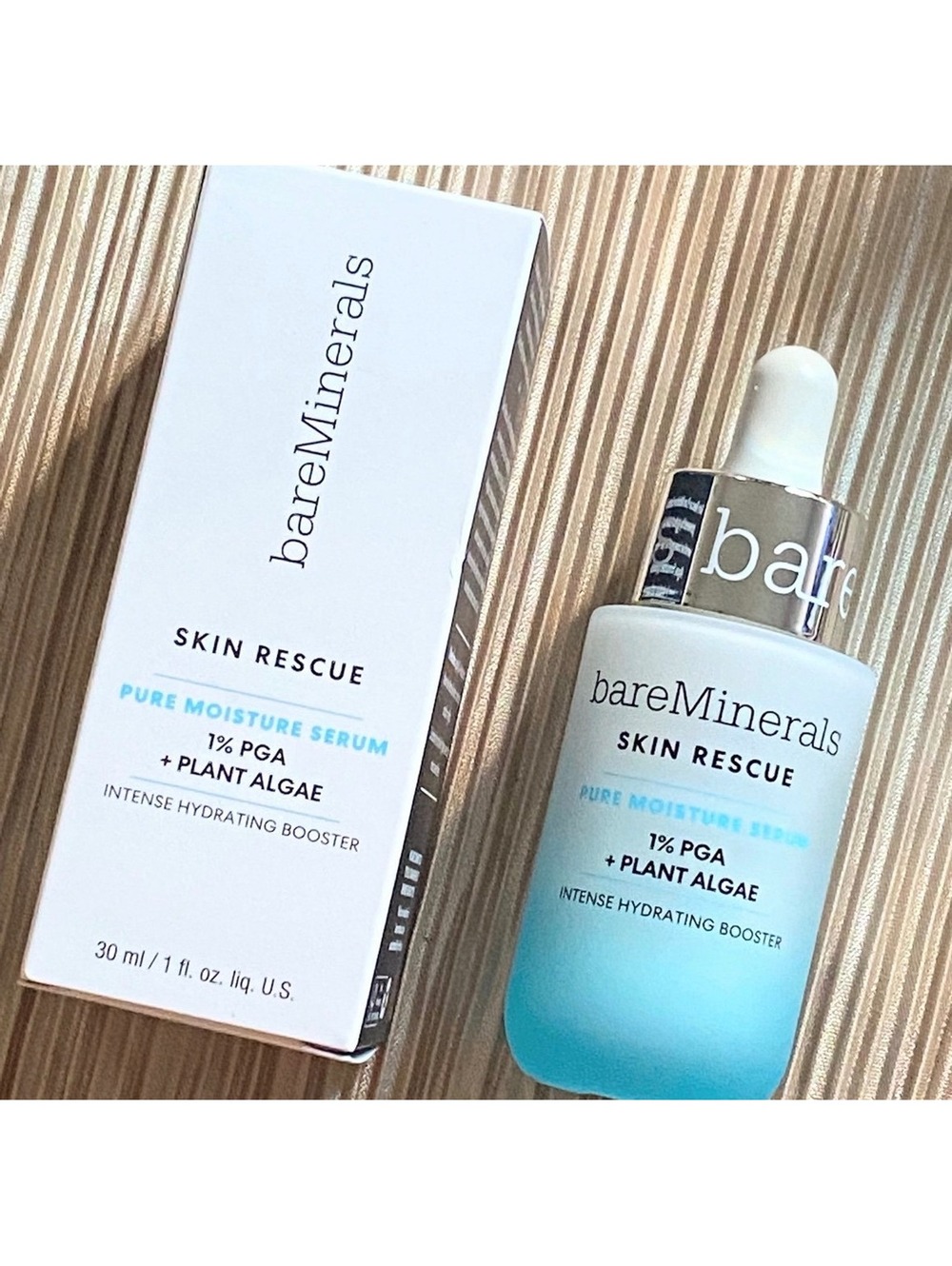 SKIN RESCUE PURE MOISTURE SERUM WITH 1% PGA AND PLANT ALGAE • NEW IN BOX